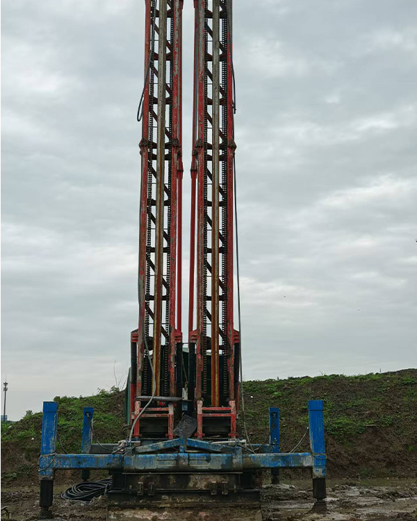 雙軸雙向水泥攪拌樁施工